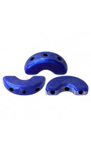 Les perles par Puca® Arcos beads Opaque sapphire luster 33050/14400